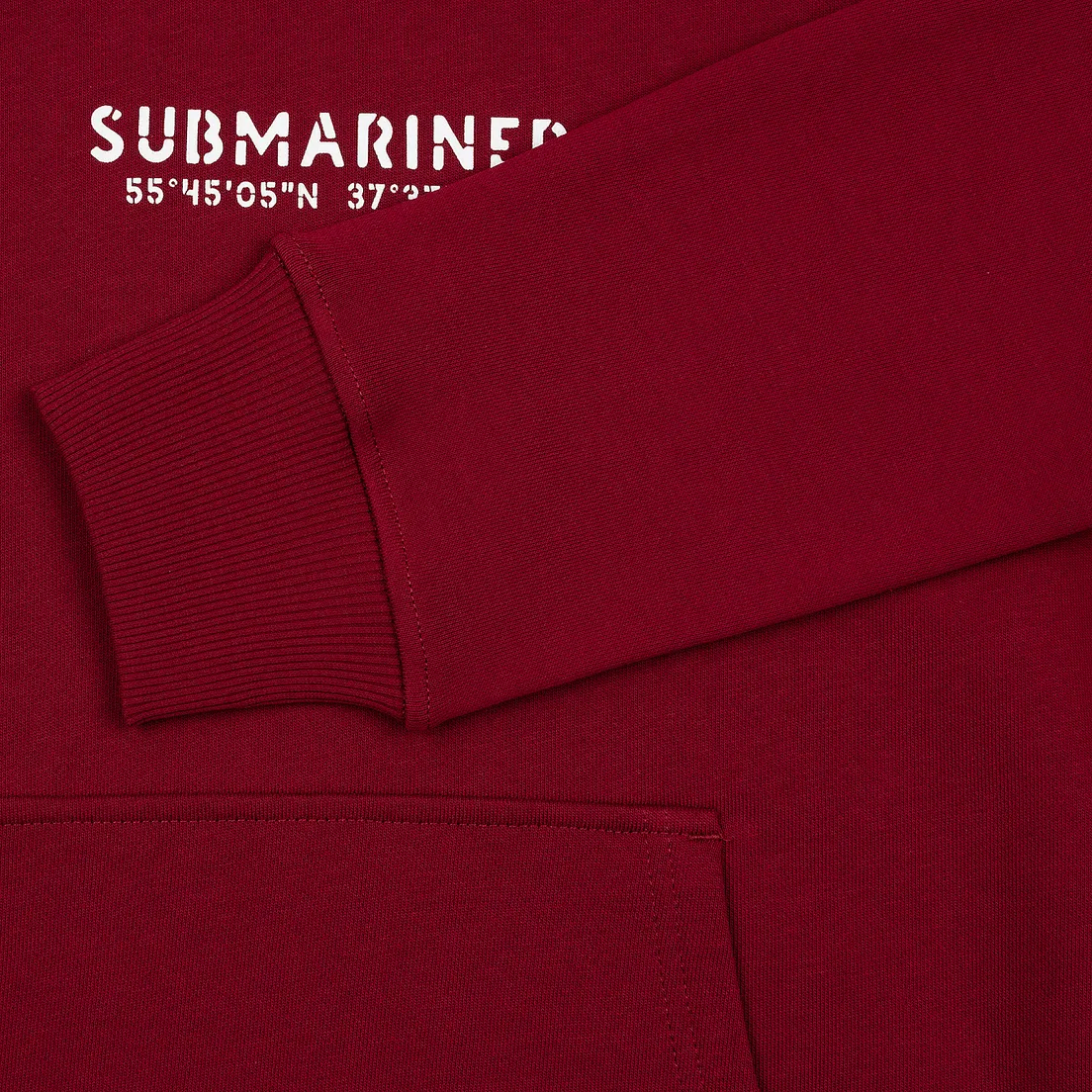 Submariner Мужская толстовка Coordinates Logo Print Hoodie