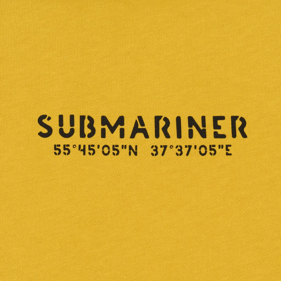Submariner Мужская толстовка Coordinates Logo Print Hoodie