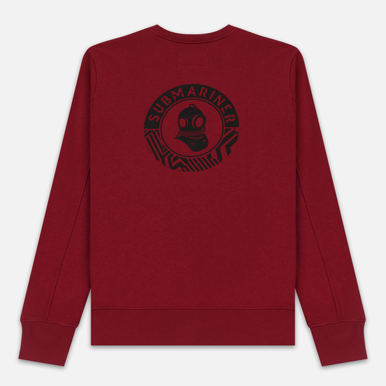 Мужская толстовка Submariner Main Logo Print Bordeaux