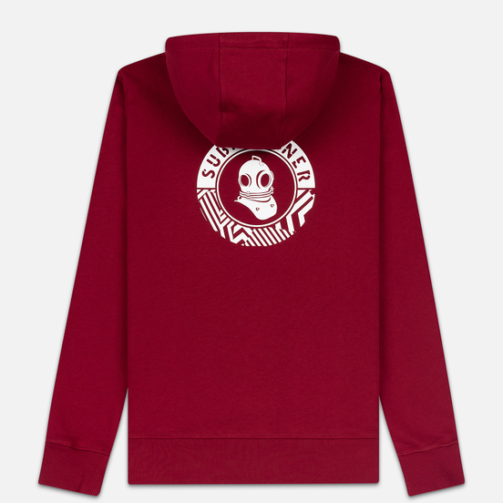 Мужская толстовка Submariner Main Logo Print Hoodie Bordeaux