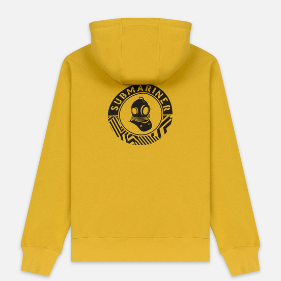 Мужская толстовка Submariner Main Logo Print Hoodie Mustard