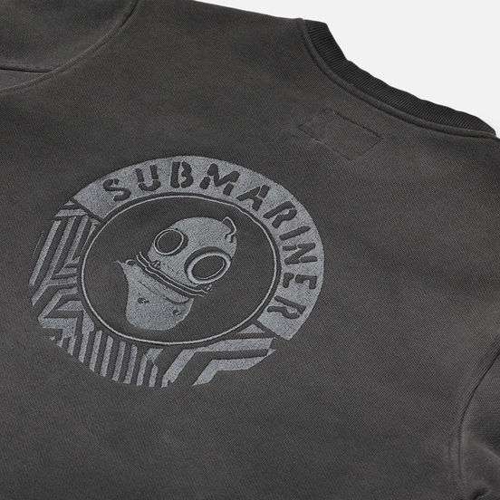 Мужская толстовка Submariner Main Logo Print HV Grey