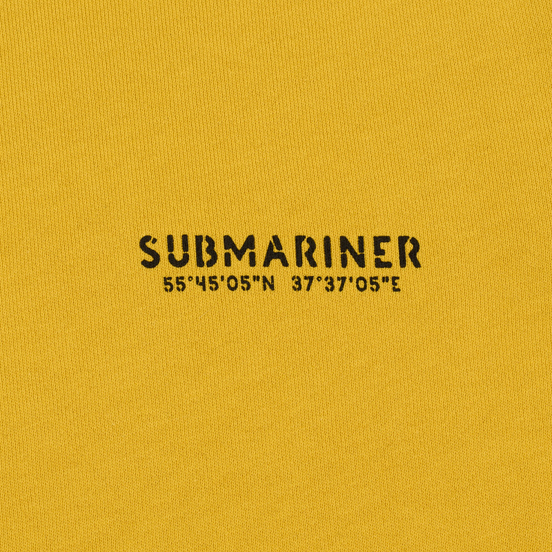 Мужская толстовка Submariner Main Logo Print Mustard