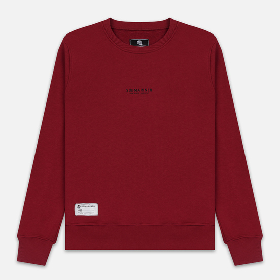 Мужская толстовка Submariner New Wave Print Bordeaux