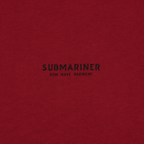Мужская толстовка Submariner New Wave Print Bordeaux