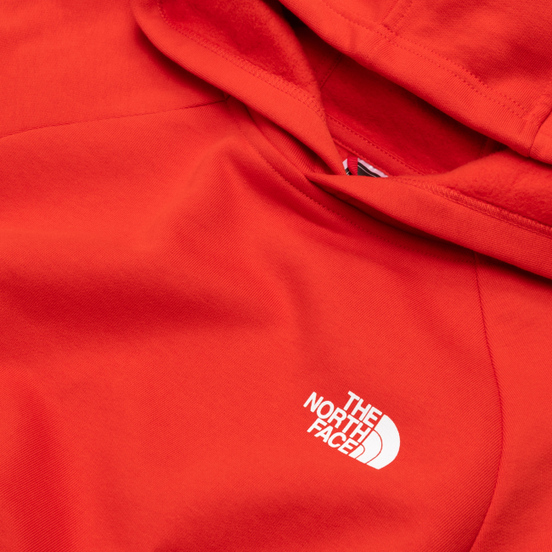 Мужская толстовка The North Face Raglan Red Box Hoodie Fiery Red