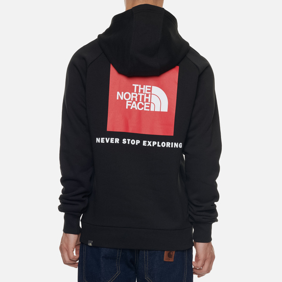 Мужская толстовка The North Face Raglan Red Box Hoodie TNF Black