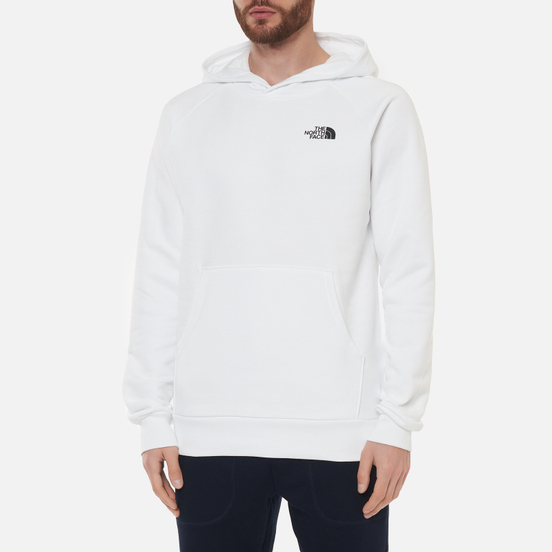 Мужская толстовка The North Face Raglan Red Box Hoodie TNF White