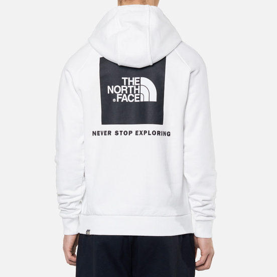 Мужская толстовка The North Face Raglan Red Box Hoodie TNF White