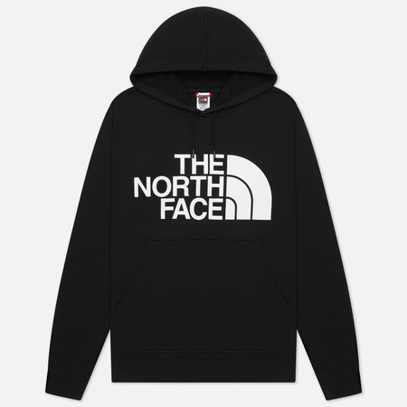 фото Мужская толстовка the north face standard hoodie, цвет чёрный, размер xs