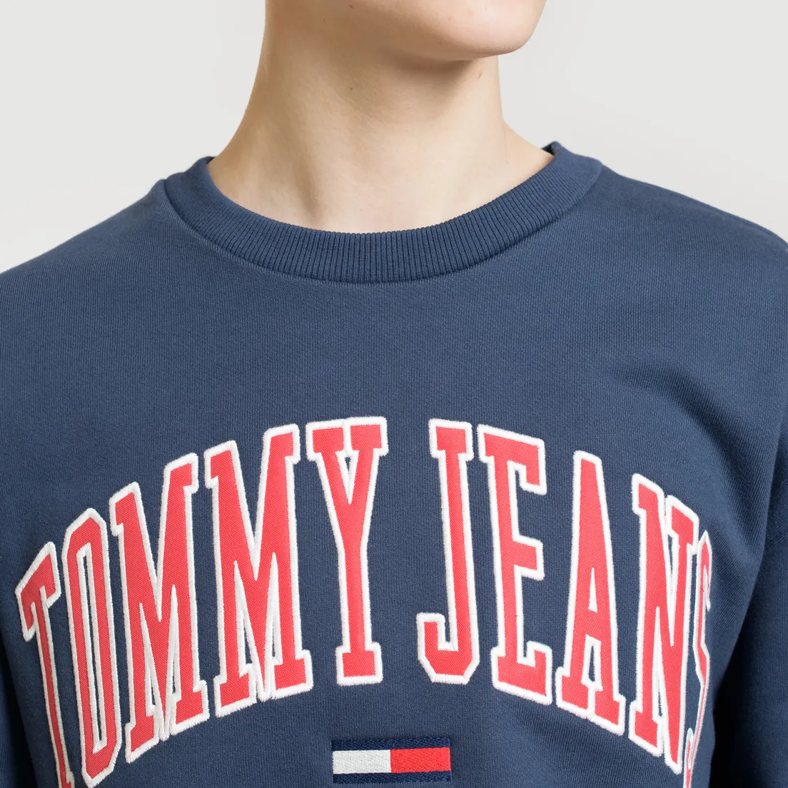 Tommy Jeans Мужская толстовка Clean Collegiate Crew