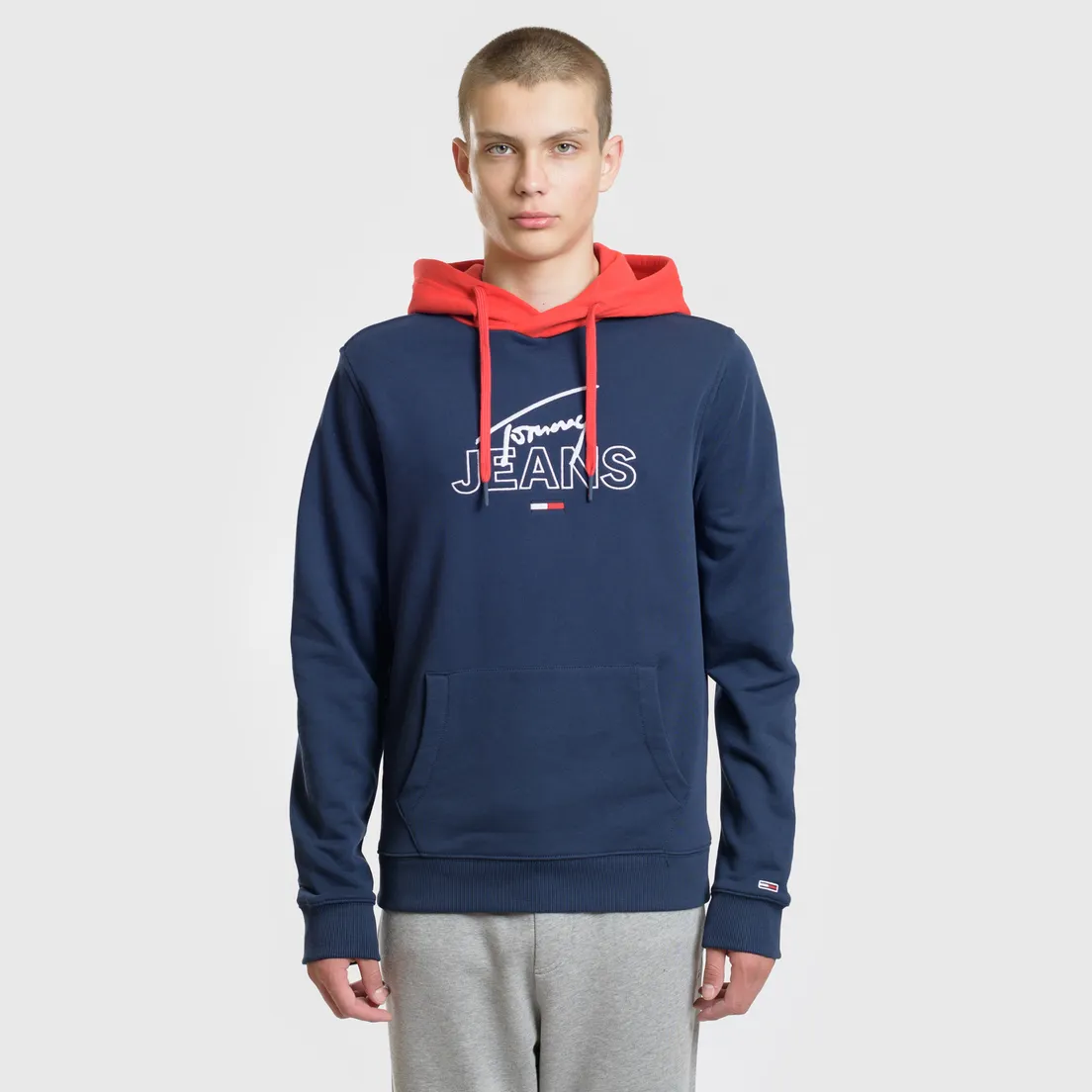 Tommy Jeans Мужская толстовка Color Block Graphic Hoodie
