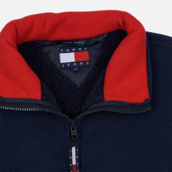 Мужская толстовка Tommy Jeans Flag Polar Fleece Navy Blazer/Multi