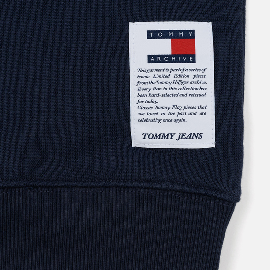 Мужская толстовка Tommy Jeans Heritage Stripe Crew Neck Navy Blazer/Multi
