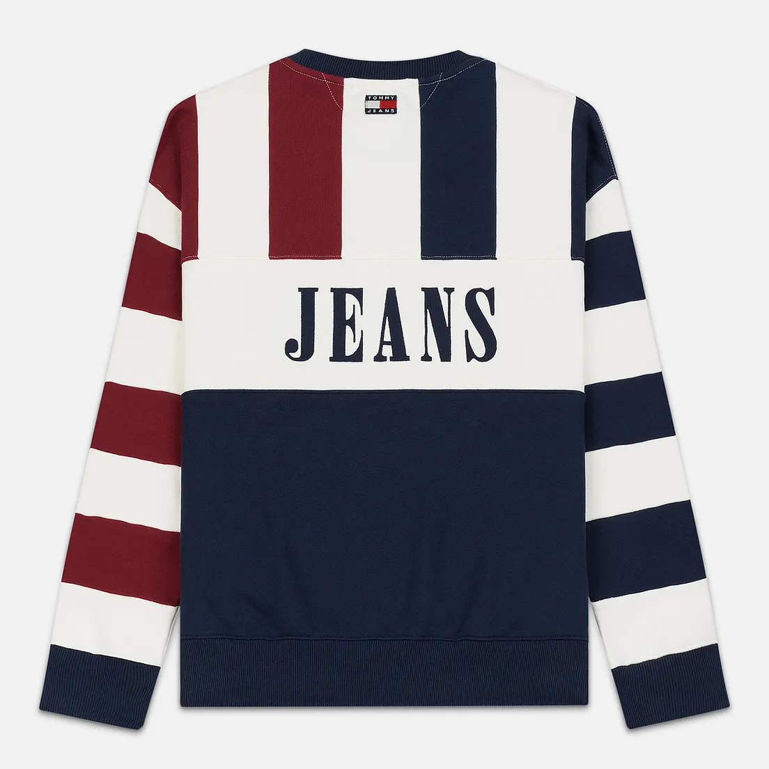 Tommy Jeans Мужская толстовка Heritage Stripe Crew Neck