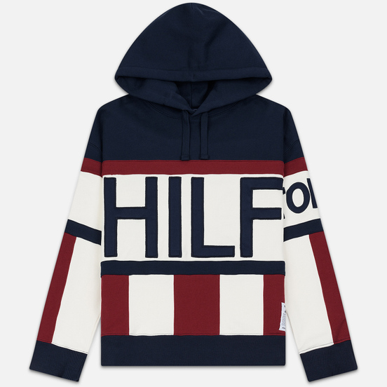 Мужская толстовка Tommy Jeans Heritage Stripe Hoodie Navy Blazer