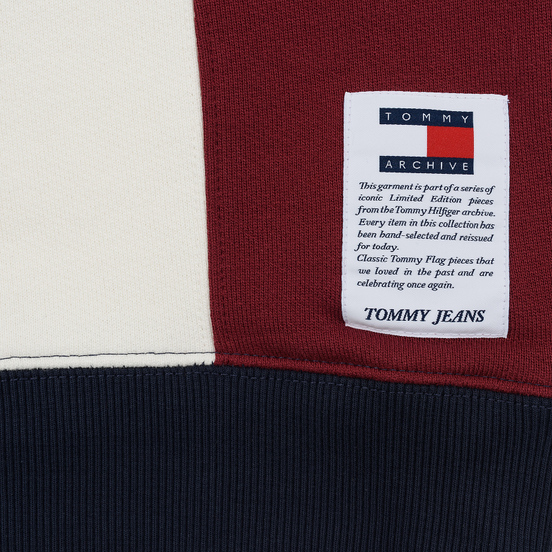Мужская толстовка Tommy Jeans Heritage Stripe Hoodie Navy Blazer