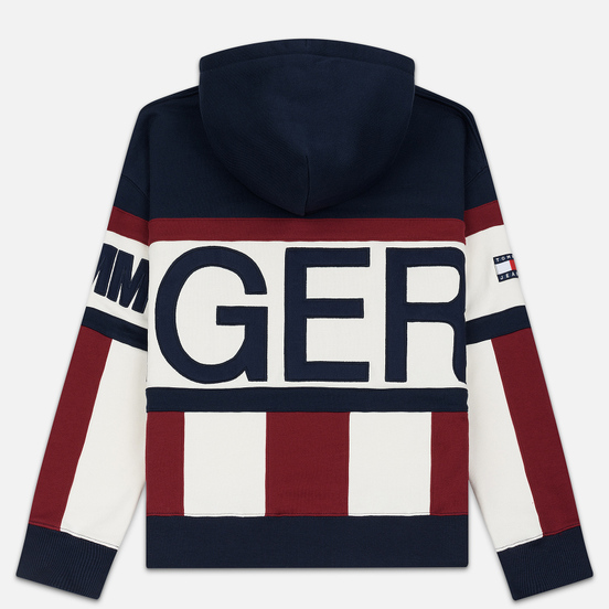 Мужская толстовка Tommy Jeans Heritage Stripe Hoodie Navy Blazer