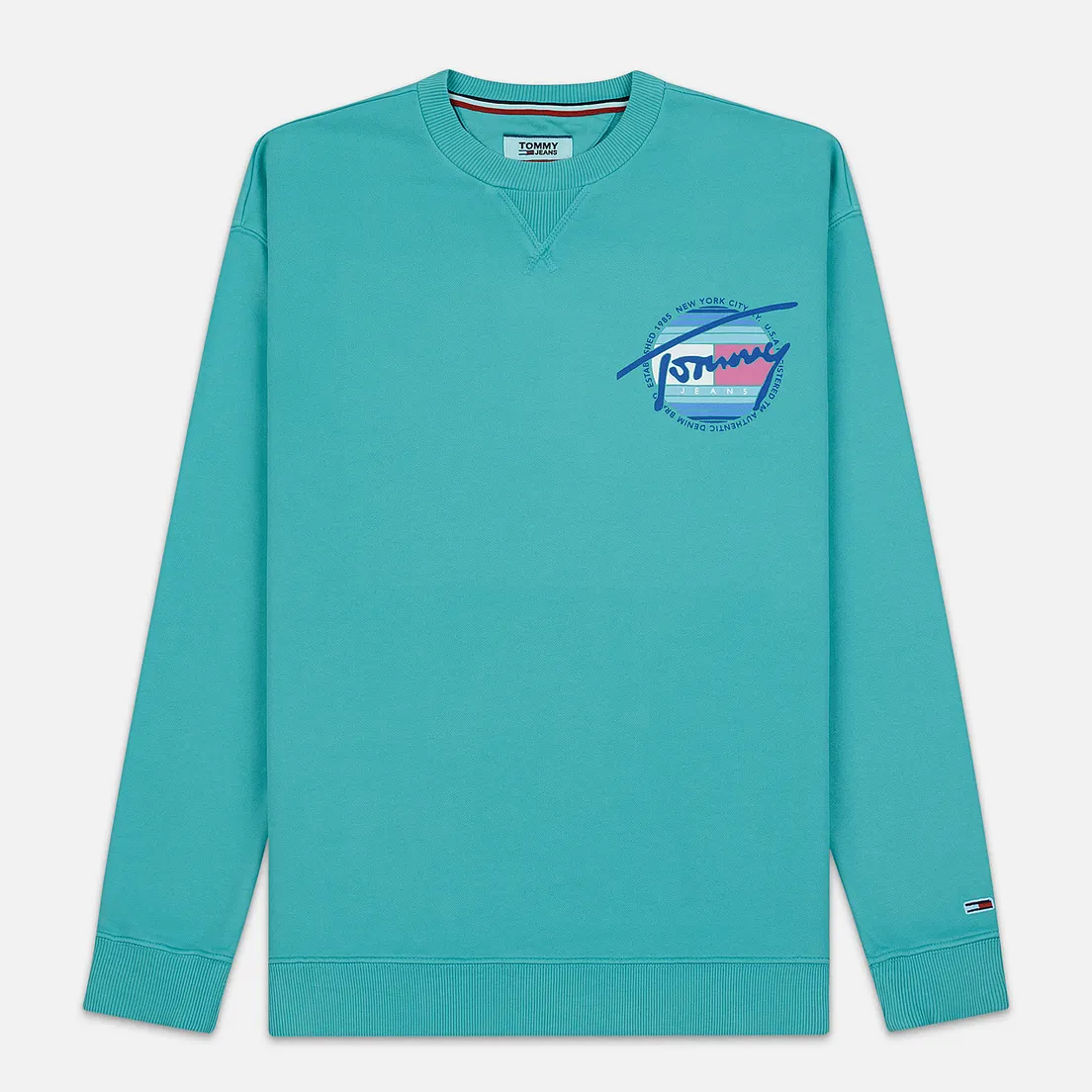 Tommy Jeans Мужская толстовка Light Washed Crew