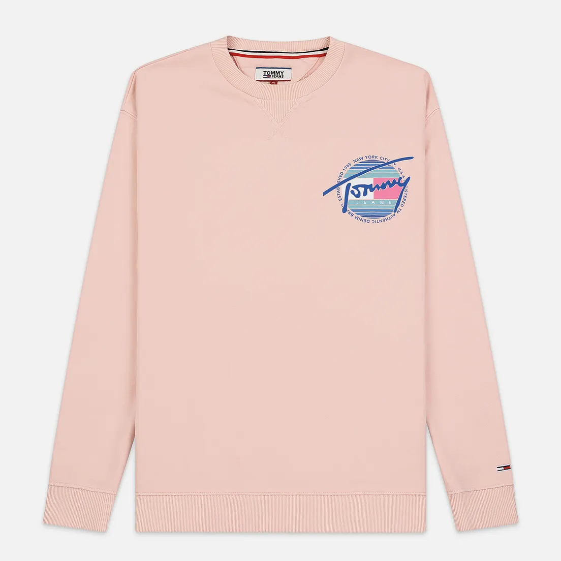 Tommy Jeans Мужская толстовка Light Washed Crew