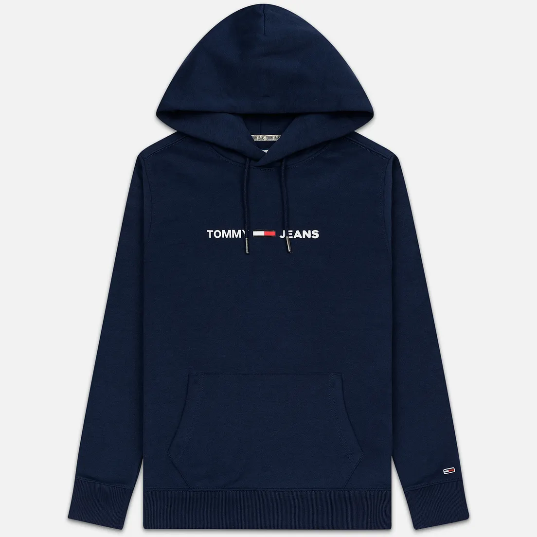 Tommy Jeans Мужская толстовка Straight Small Logo Hoodie Slim Fit