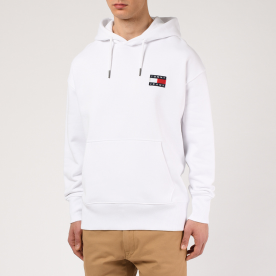 Мужская толстовка Tommy Jeans Tommy Badge Hoodie Classic White