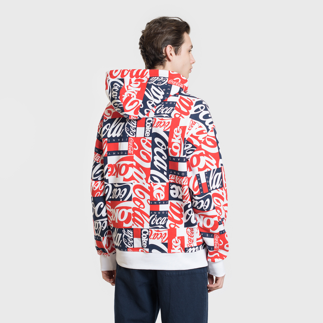 Tommy Jeans Мужская толстовка x Coca-Cola All Over Print Hoodie