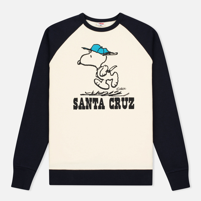 Мужская толстовка TSPTR Snoopy Santa Cruz Raglan Crew Navy/White
