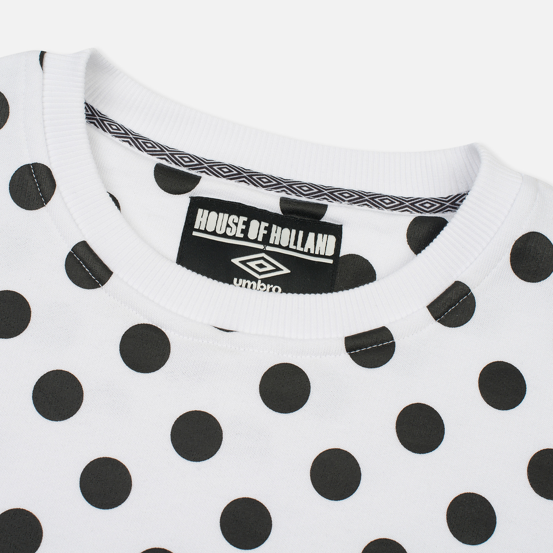 Мужская толстовка Umbro x House Of Holland Polka Dot Side Rib, US1M1111-WHT