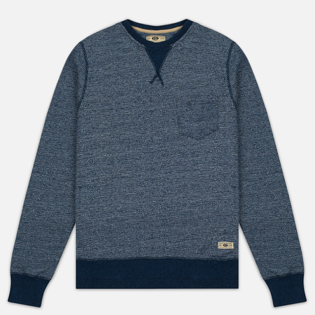 Мужская толстовка Uniformes Generale Kapital Indigo Stripe Crew Neck Indigo
