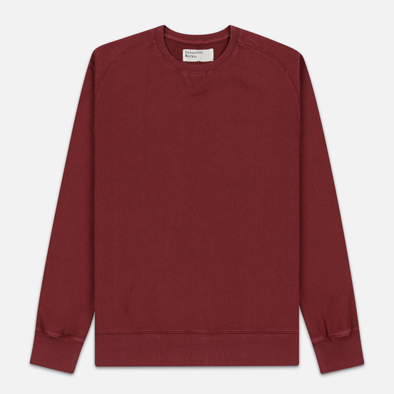 Мужская толстовка Universal Works Classic Crew Dry Handle Loopback Claret