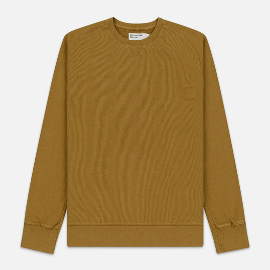 Мужская толстовка Universal Works Classic Crew Dry Handle Loopback Mustard