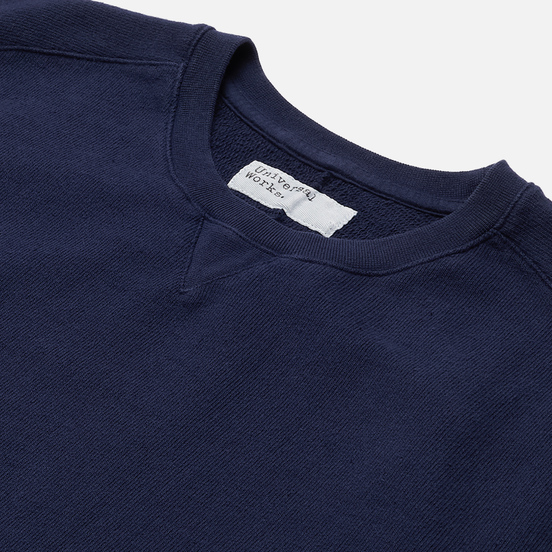 Мужская толстовка Universal Works Classic Crew Dry Handle Loopback Navy