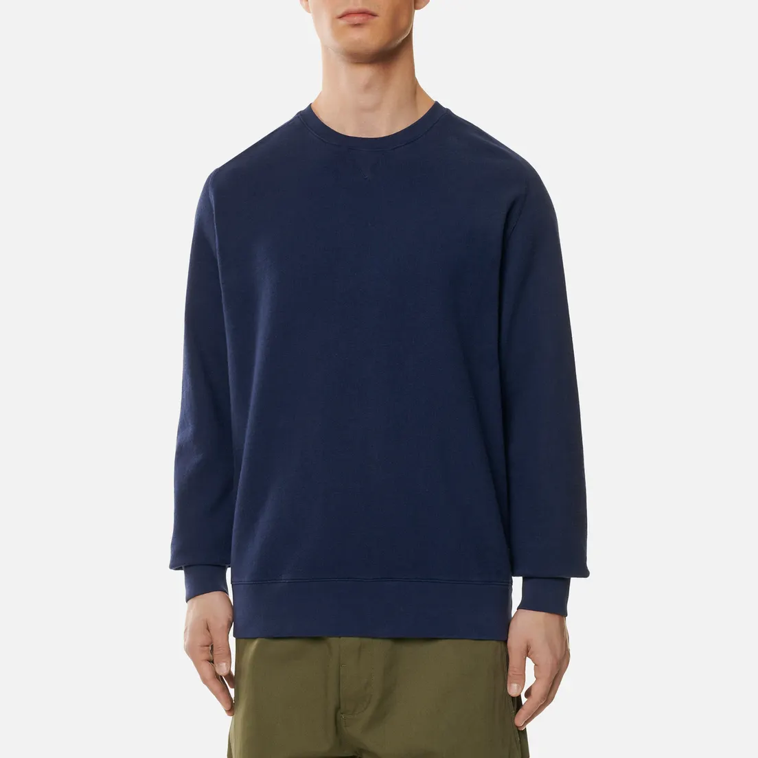Universal Works Мужская толстовка Classic Crew Dry Handle Loopback