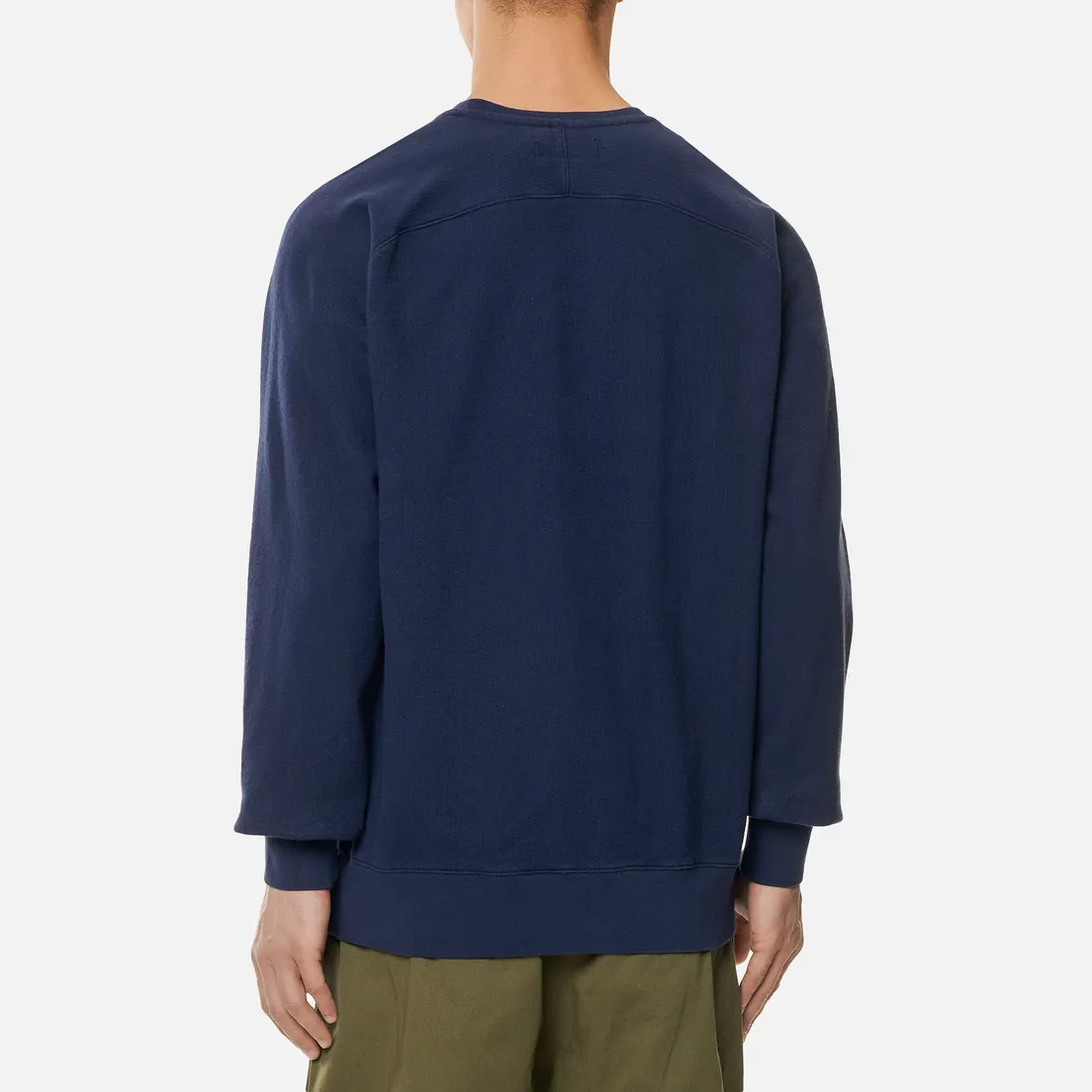 Universal Works Мужская толстовка Classic Crew Dry Handle Loopback