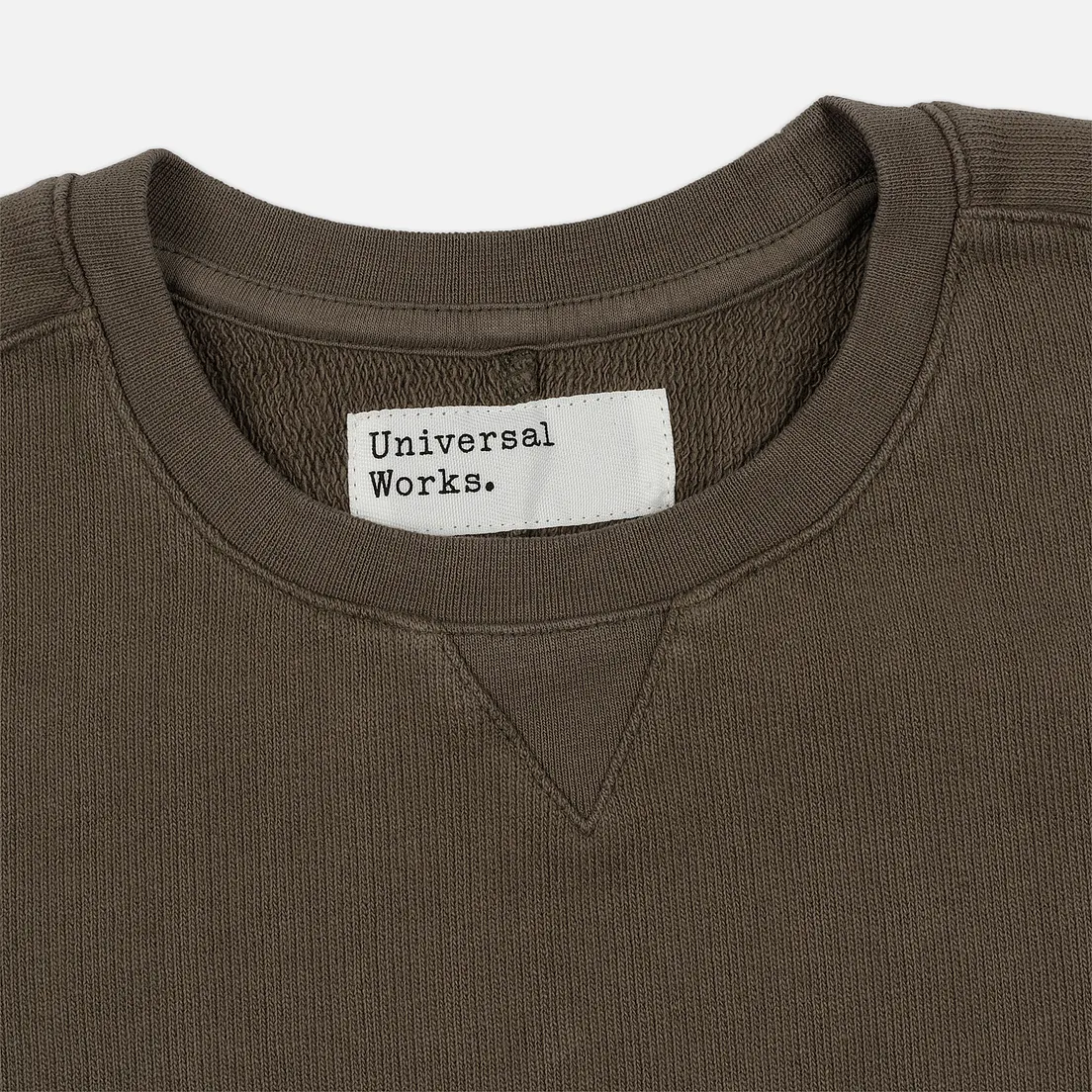 Universal Works Мужская толстовка Classic Crew Dry Handle Loopback