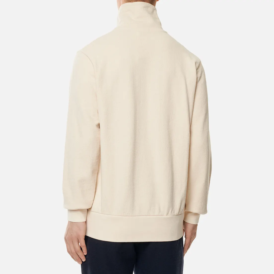 Universal Works Мужская толстовка Half Zip Dry Handle Loopback