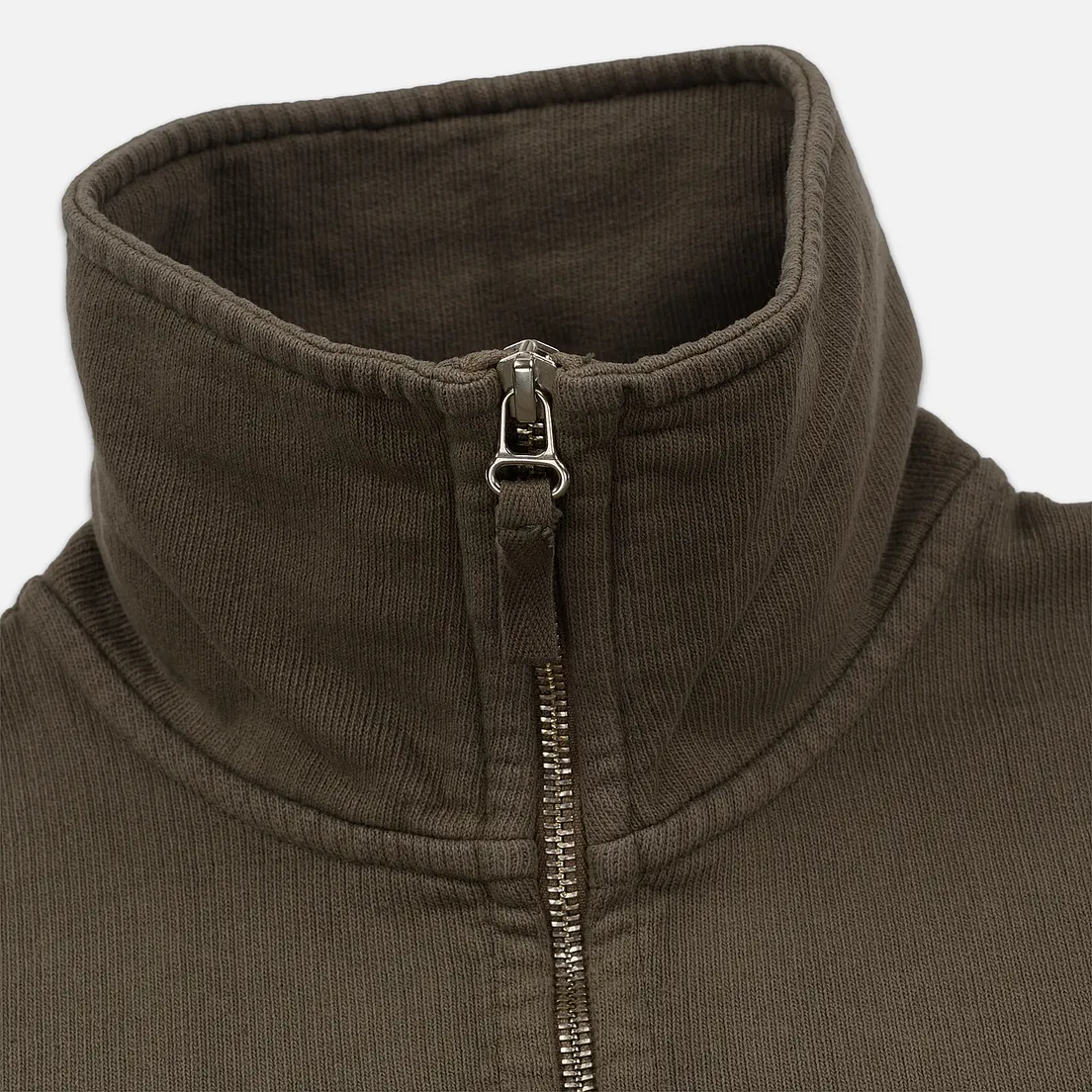 Universal Works Мужская толстовка Half Zip Dry Handle Loopback