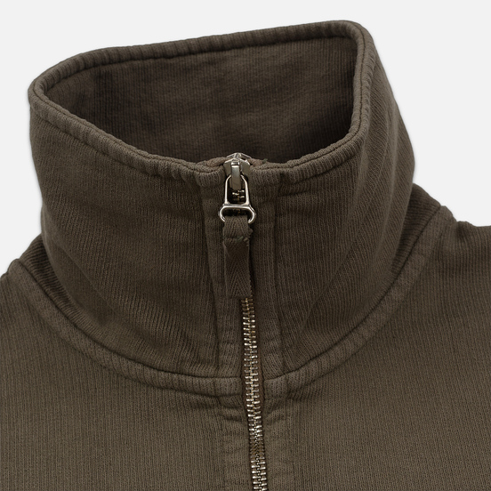 Мужская толстовка Universal Works Half Zip Dry Handle Loopback Shadow