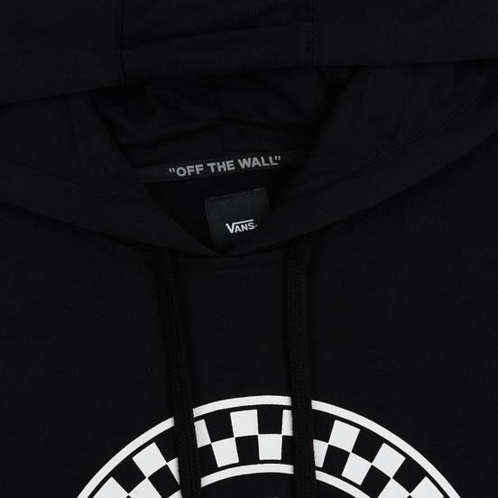 Мужская толстовка Vans Checkered Side Stripe Front Hoodie Black
