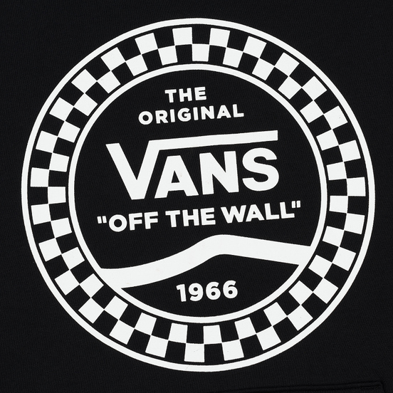 Мужская толстовка Vans Checkered Side Stripe Front Hoodie Black