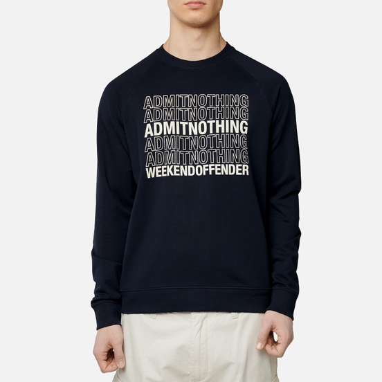 Мужская толстовка Weekend Offender Admit Nothing Navy