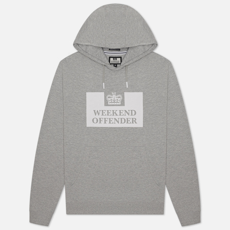 Мужская толстовка Weekend Offender HM Service Classic Hoodie, цвет серый, размер M