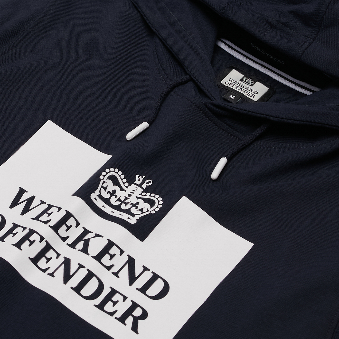 BNWT Navy & White Weekend Offender HM Service Classic Hoody