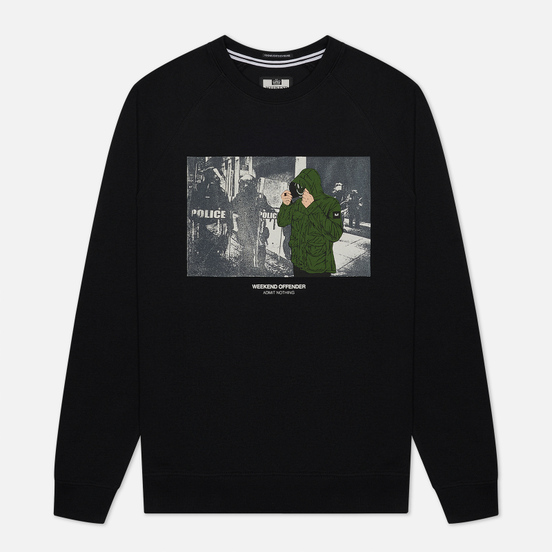 Мужская толстовка Weekend Offender Smiley Black