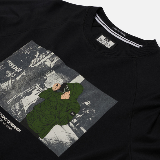 Мужская толстовка Weekend Offender Smiley Black