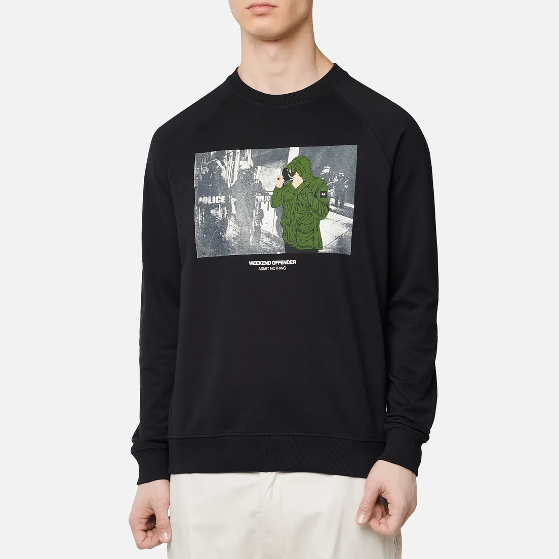 Weekend Offender Мужская толстовка Smiley