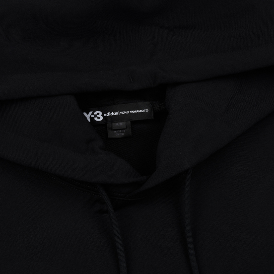 Мужская толстовка Y-3 Classic Hoodie Logo Print Back Black