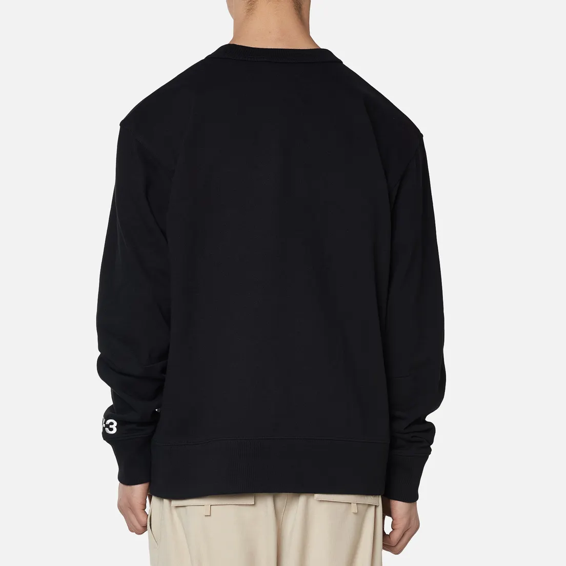 Y-3 Мужская толстовка Distressed Signature Crew