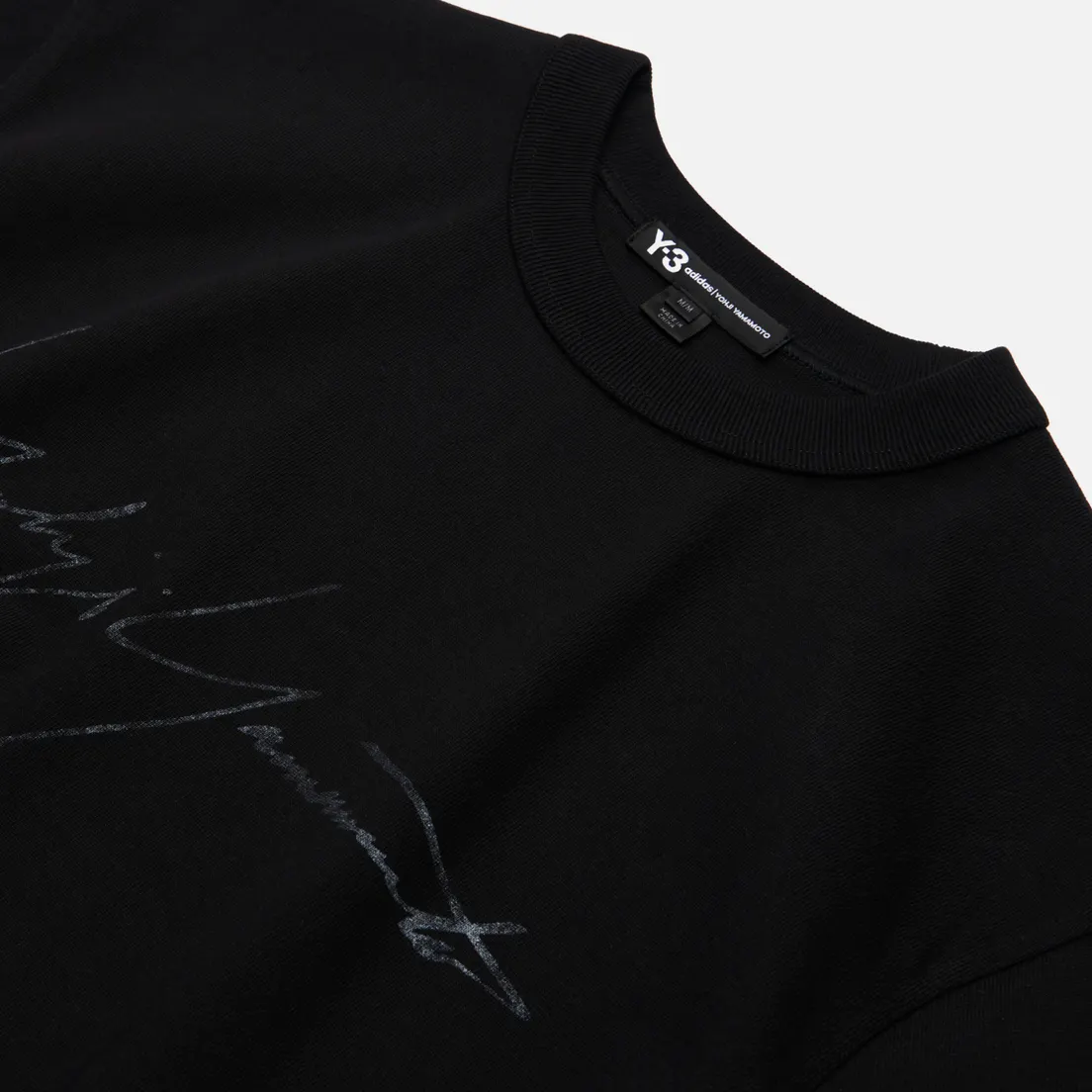 Y-3 Мужская толстовка Distressed Signature Crew